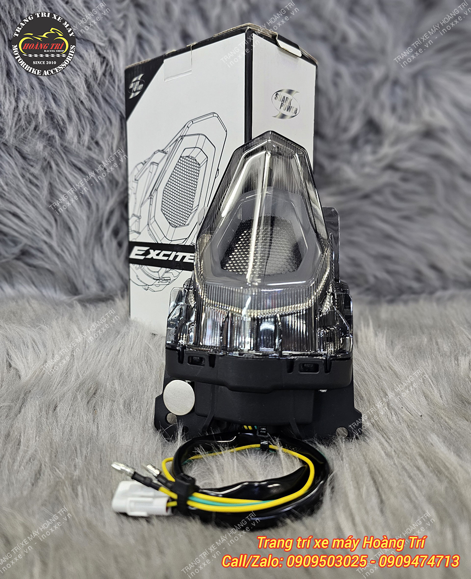 Cụm đèn hậu Shark Power tích hợp xi nhan Exciter 155 VVA