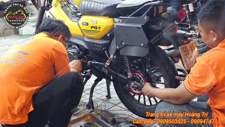 Bộ dây curoa PG-1 thay thế nhông sên dĩa