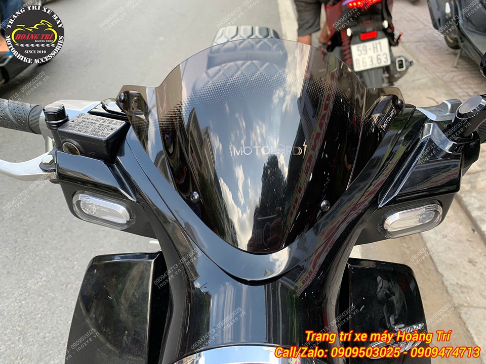 Ốp pha đèn nhôm Biker cho Super Cub 125