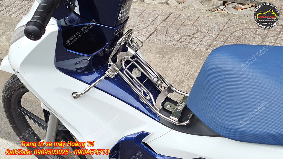 Baga xuồng inox 10 li Wave Thái 125i 2023-2025