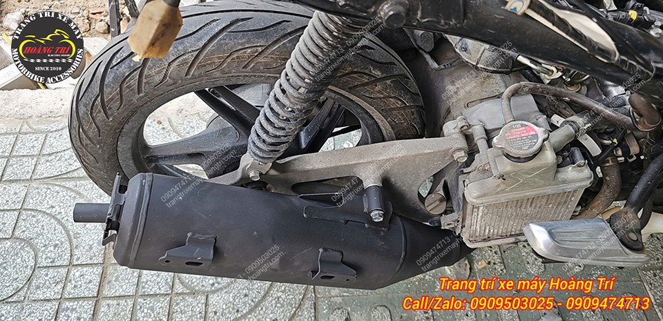 Pô PCX 160 chính hãng lắp cho các dòng xe PCX 125/150