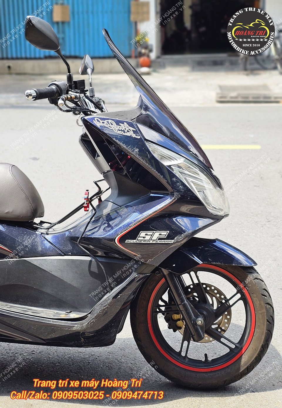 Kính chắn gió HTR cho xe PCX 2014-2017 mẫu V1