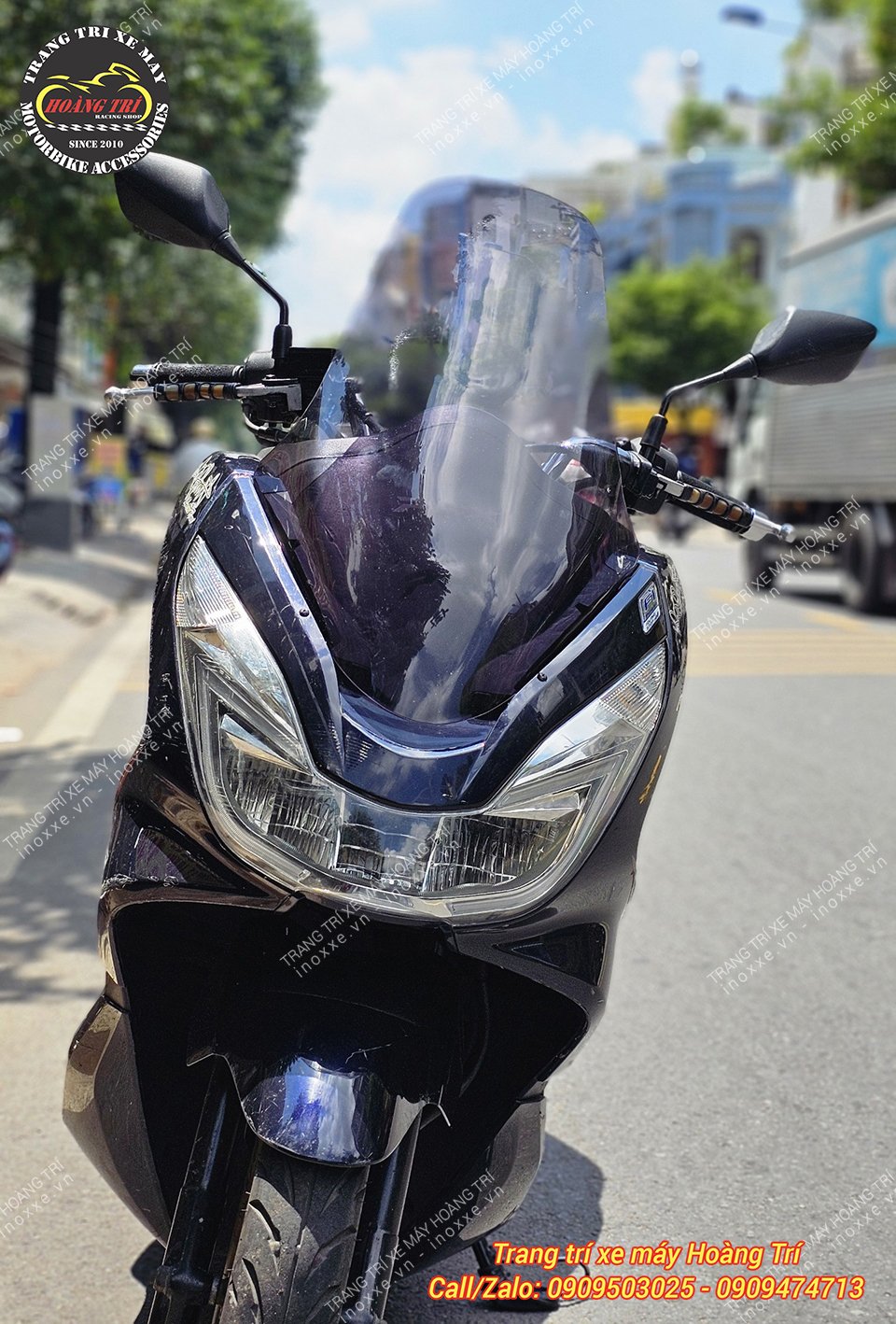 Kính chắn gió HTR cho xe PCX 2014-2017 mẫu V1