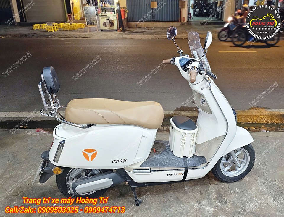 Baga sau kiểu Vespa độ cho xe máy điện Yadea