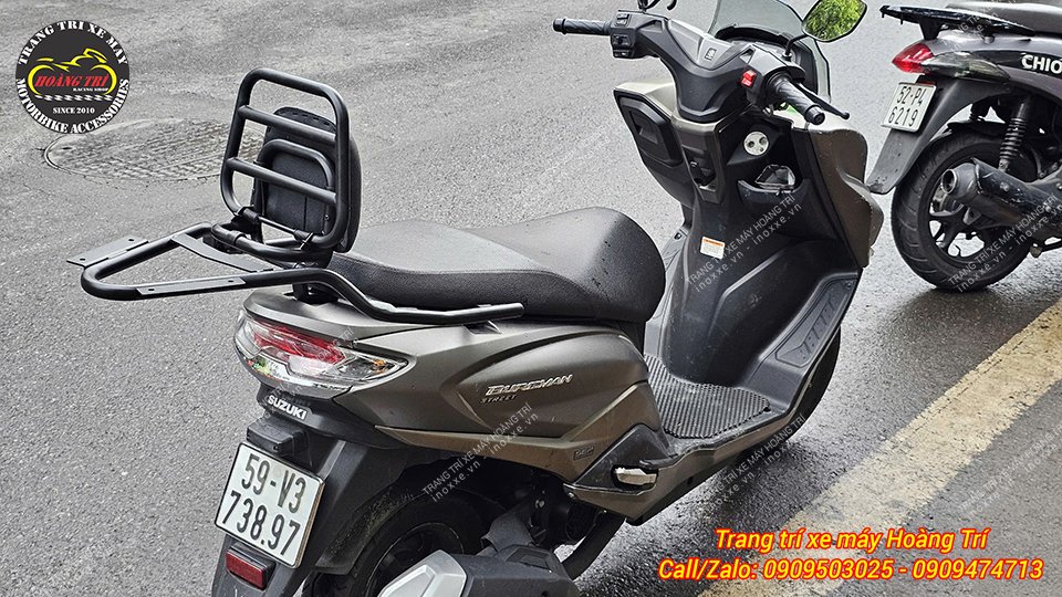 Trọn bộ baga sau độ cho xe Suzuki Burgman Street 125