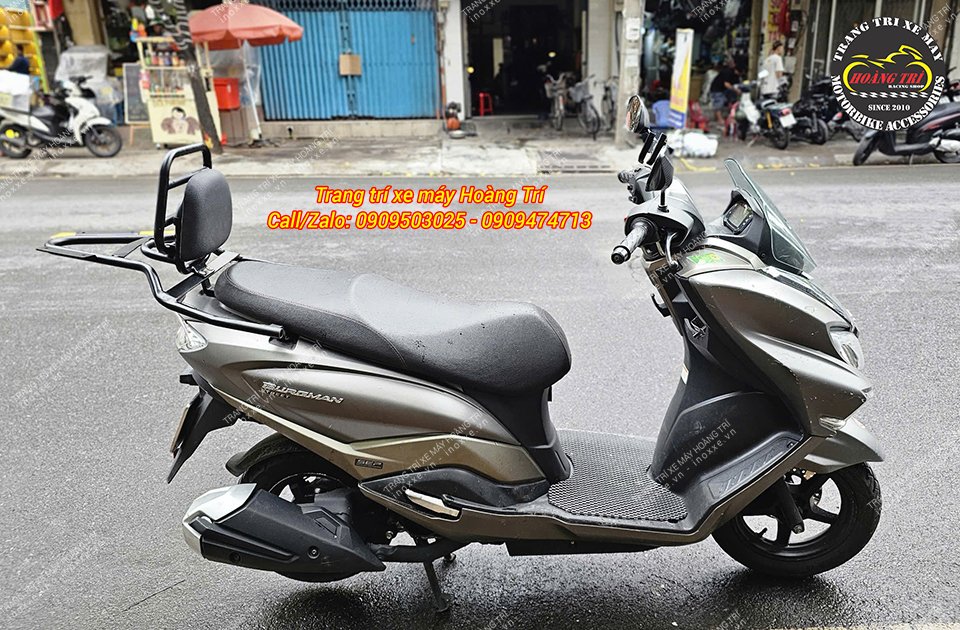 Trọn bộ baga sau độ cho xe Suzuki Burgman Street 125