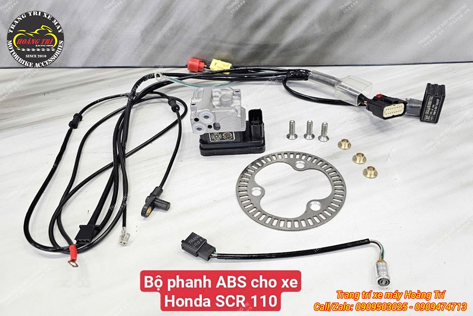 Trọn bộ phanh ABS 1 kênh chính hãng Honda