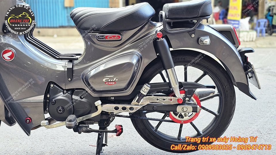 Trọn bộ dây Cuaro thay thế nhông sên dĩa Super Cub 125 Thái Lan