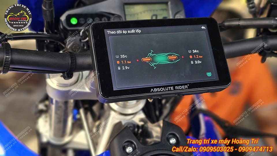 Màn hình Android ABSolute Rider A3 chính hãng