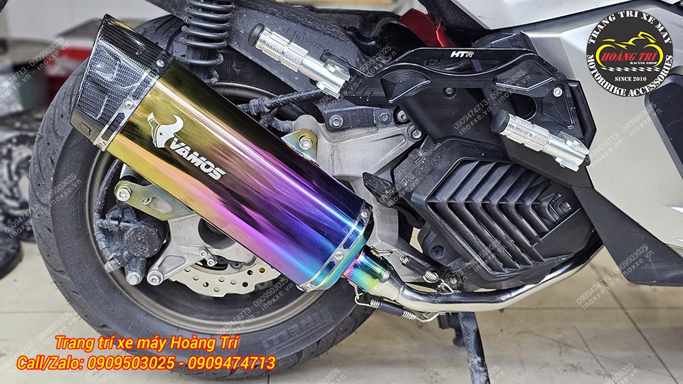 Full set pô Vamos Sport titanium Thái Lan cho xe ADV 160