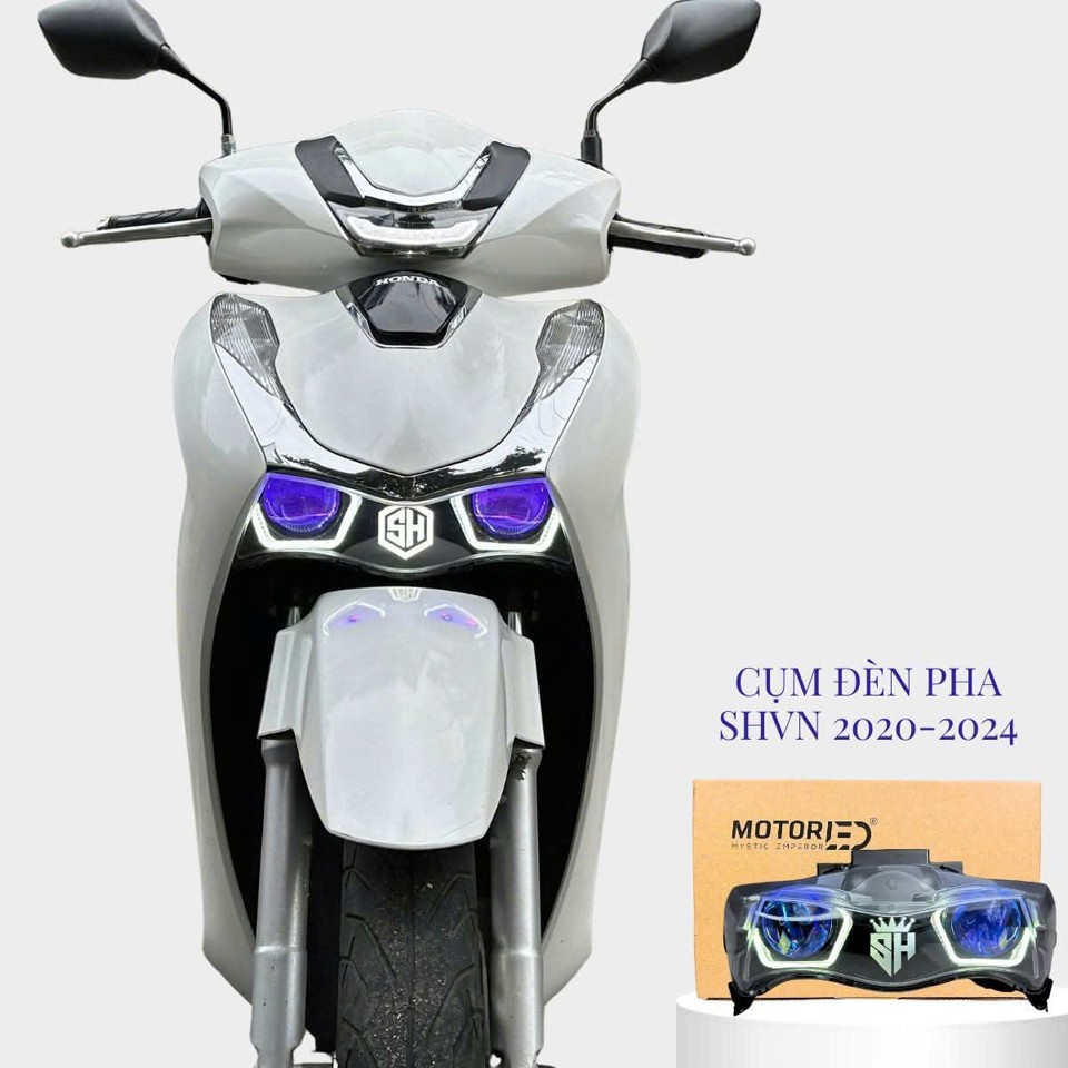 Cụm đèn pha bi cầu MTS-T500 dành cho SH125/150/160/350