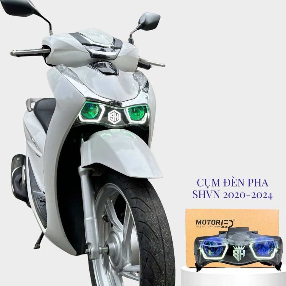 Cụm đèn pha bi cầu MTS-T500 dành cho SH125/150/160/350