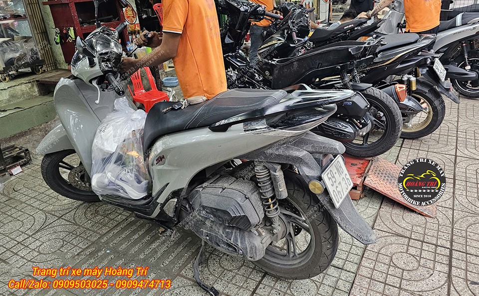 Cụm đèn pha bi cầu MTS-T500 dành cho SH125/150/160/350