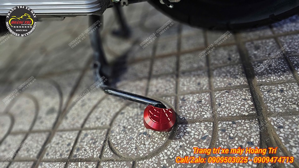 Đế chân chống đứng Vespa Sprint/Primavera nhôm CNC