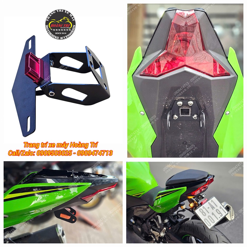 Pát biển số JGZ cho xe Kawasaki Ninja 400/250/Z400/Z250