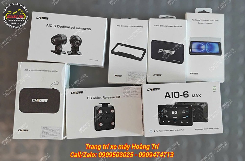 Màn hình dẫn đường, camera hành trình Chigee AIO-6