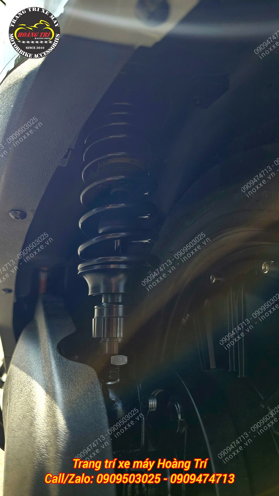 Phuộc sau X1R cho xe Vinfast EVO không bình dầu