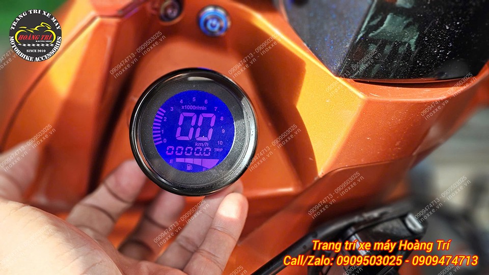 Đồng hồ LCD HP-YB013 báo tua, báo xăng, báo km