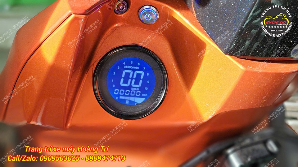 Đồng hồ LCD HP-YB013 báo tua, báo xăng, báo km