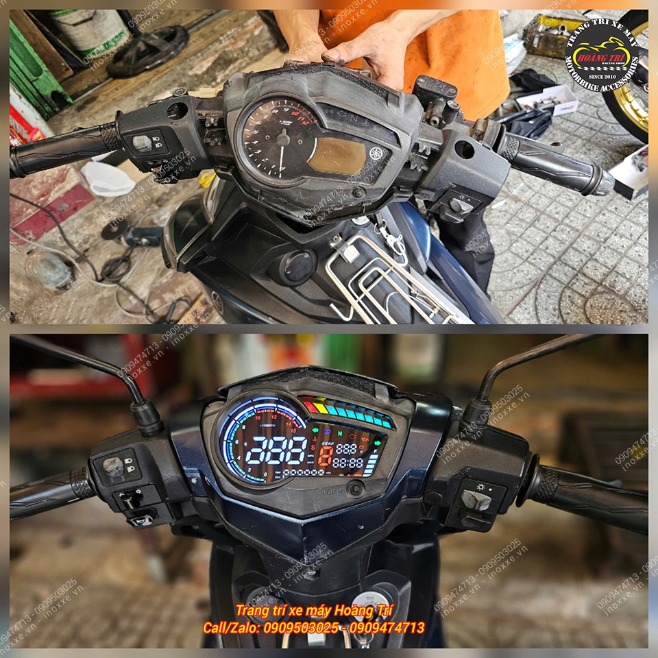 Đồng hồ điện tử Exciter 2015-2017 - Sum Racing Plus 2025