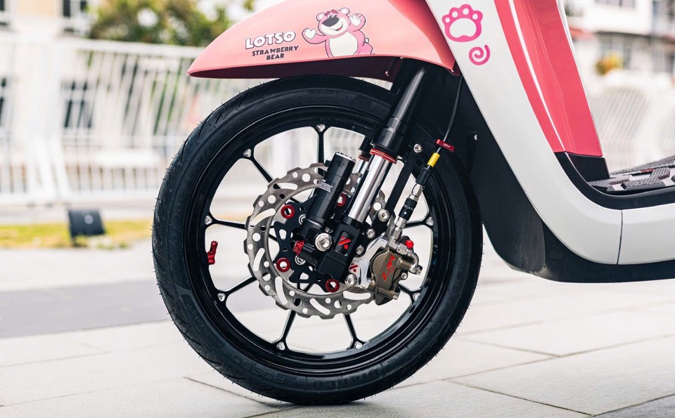 Phuộc độ cho xe Scoopy - Phuộc Upside Down KingHam