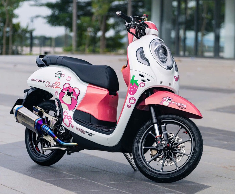 Phuộc độ cho xe Scoopy - Phuộc Upside Down KingHam
