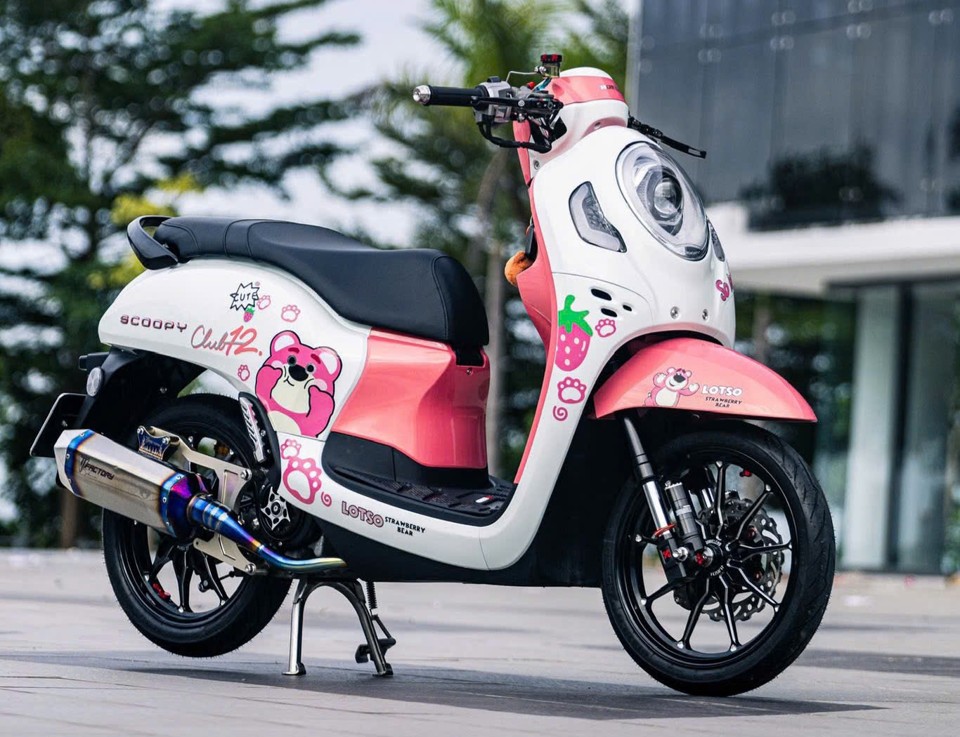 Phuộc độ cho xe Scoopy - Phuộc Upside Down KingHam
