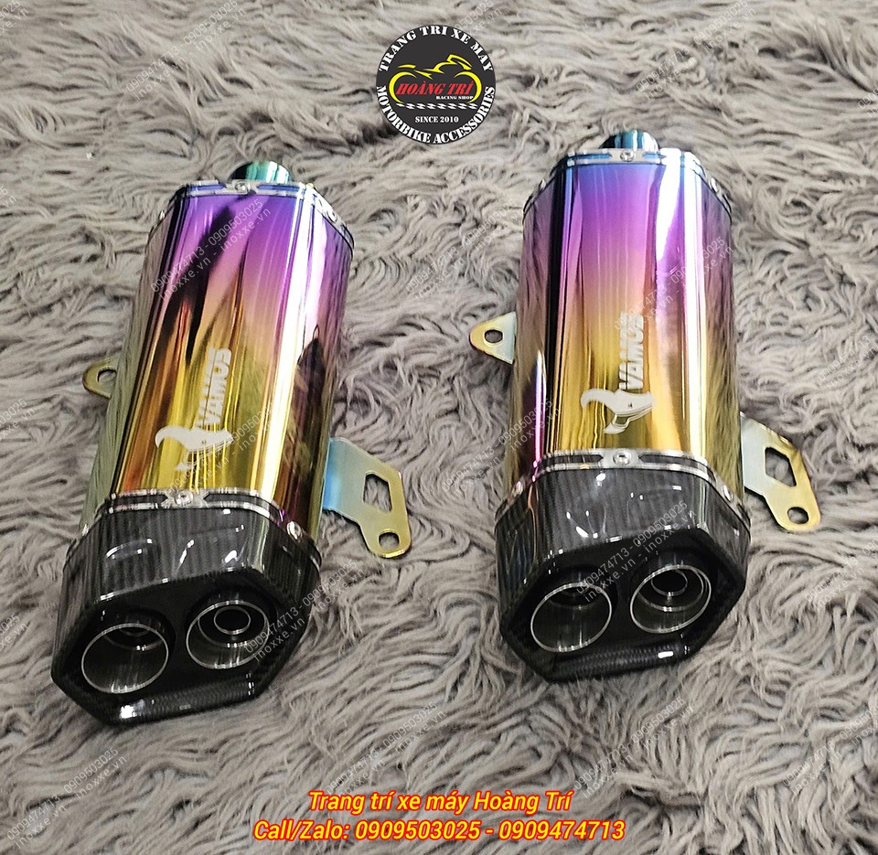 Full set pô Vamos Sport titanium Thái Lan cho xe ADV 160