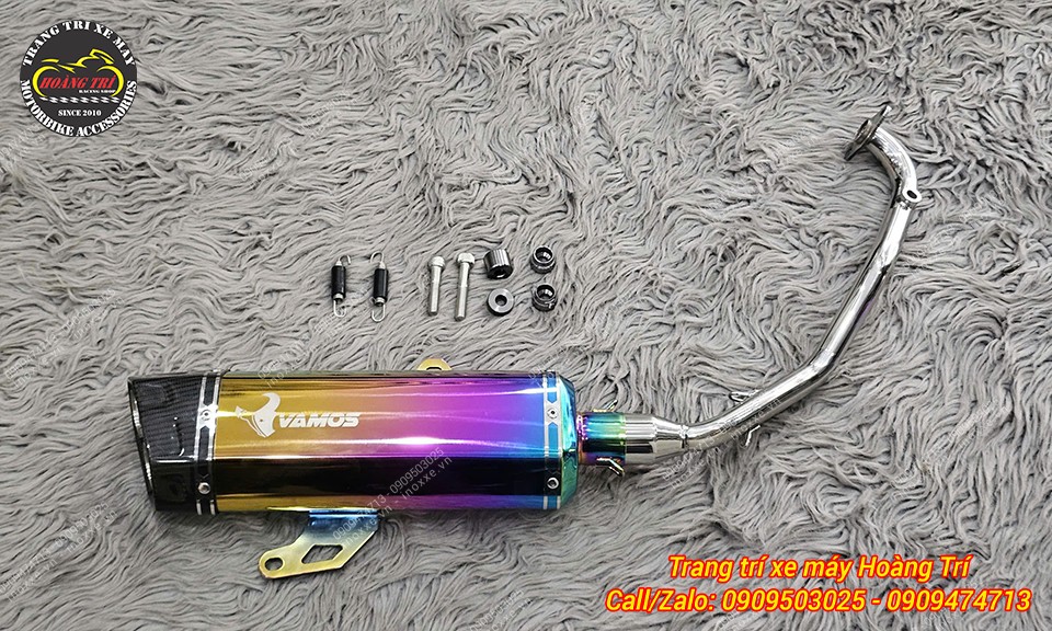 Full set pô Vamos Sport titanium Thái Lan cho xe ADV 160