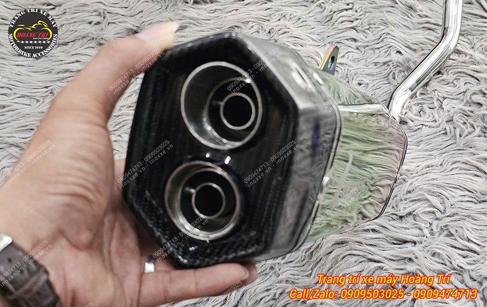Full set pô Vamos Sport titanium Thái Lan cho xe ADV 160
