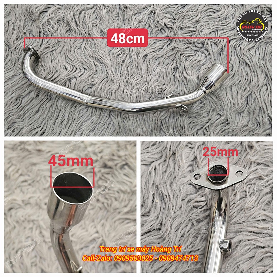 Full set pô Vamos Sport titanium Thái Lan cho xe ADV 160