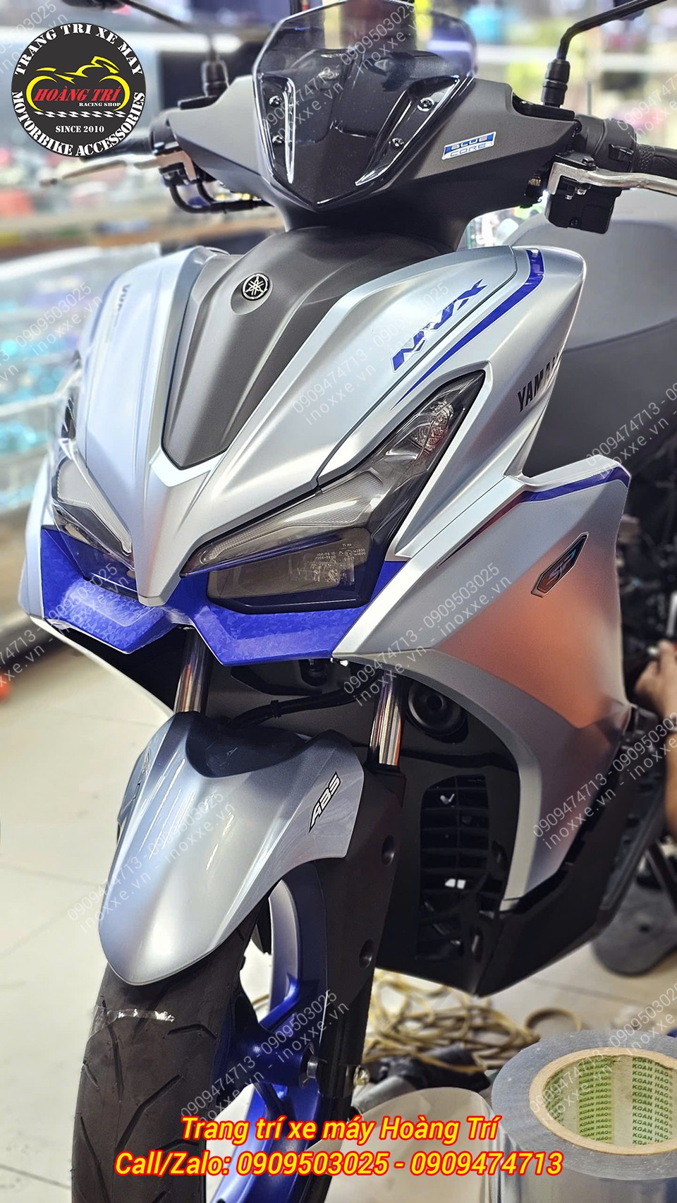 Dán keo xe NVX V3