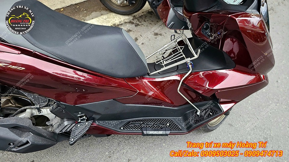 Gác chân sau Fux nhôm cnc dành cho PCX 160