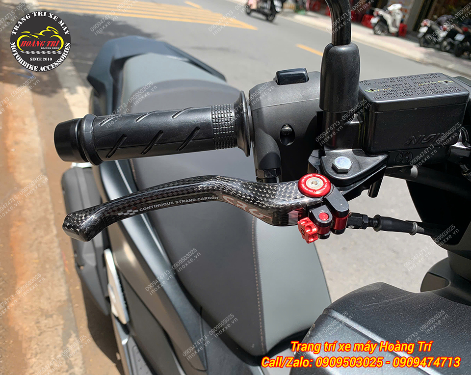 Tay thắng CRG Carbon lắp chuẩn xe  ADV 150/160, PCX 160, Vario 160 (2 đĩa)