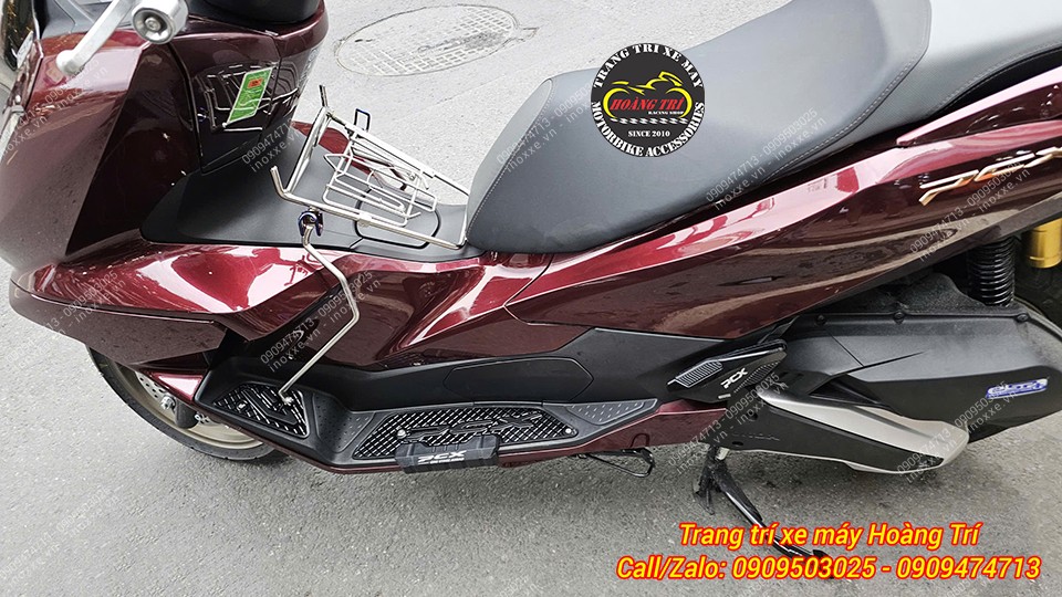 Thảm để chân PCX 160 2025 nhôm CNC