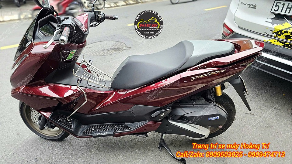 Thảm để chân PCX 160 2025 nhôm CNC