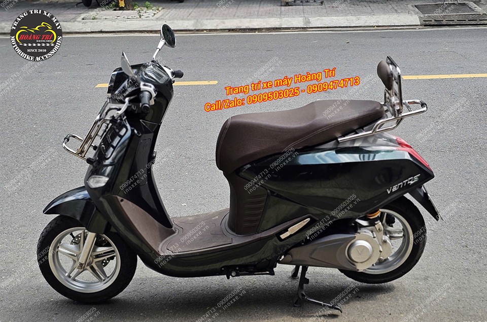 Baga trước xe máy điện Vento kiểu Vespa