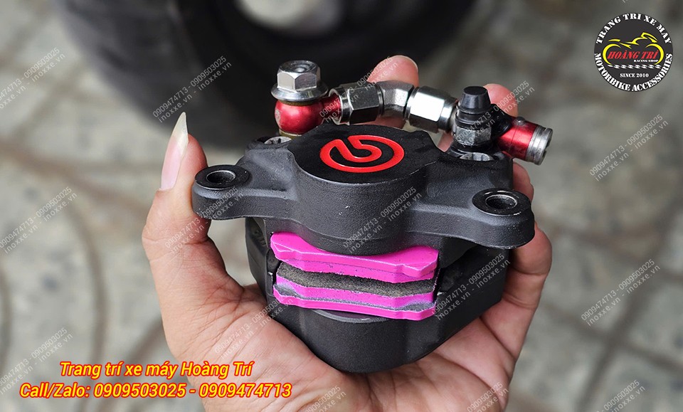 Bố thắng Frando chính hãng dành cho heo Brembo 2 pis đối xứng