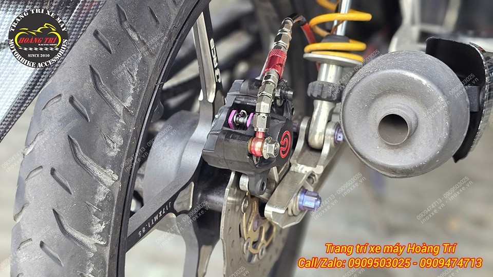 Bố thắng Frando chính hãng dành cho heo Brembo 2 pis đối xứng