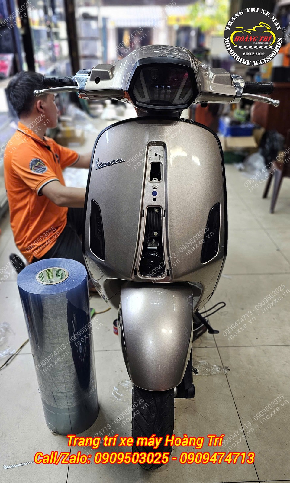 Bảng giá dán keo xe Vespa Sprint / Vespa Primavera