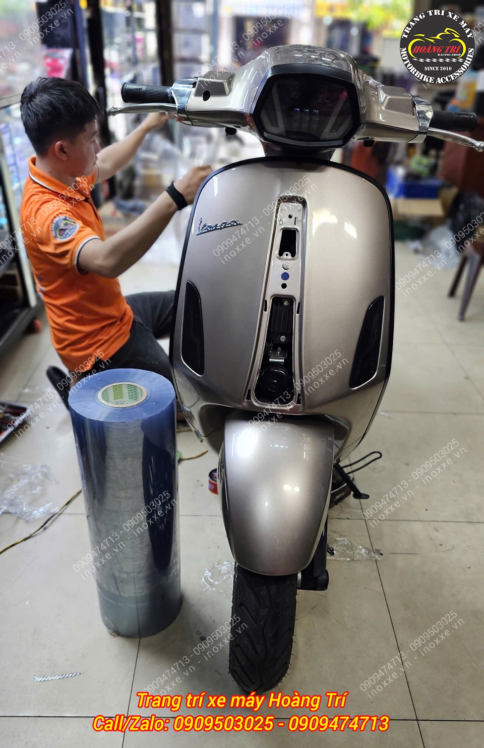 Bảng giá dán keo xe Vespa Sprint / Vespa Primavera