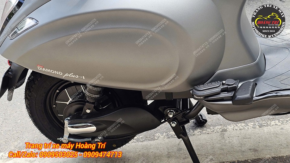 Gác chân sau xe ga Espero 50cc kiểu Vespa