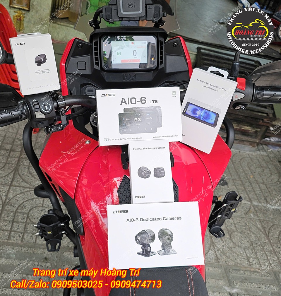 Màn hình dẫn đường, camera hành trình Chigee AIO-6