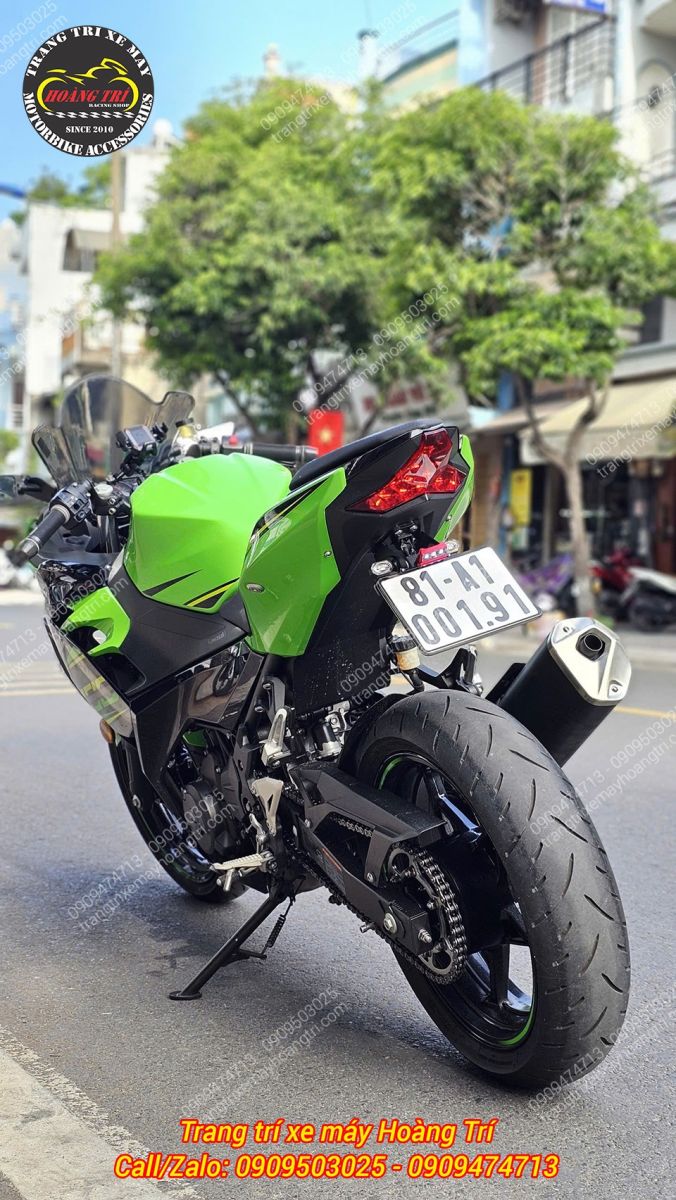 Pát biển số JGZ cho xe Kawasaki Ninja 400/250/Z400/Z250
