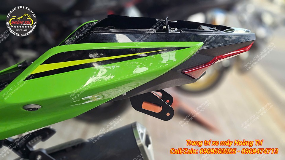Pát biển số JGZ cho xe Kawasaki Ninja 400/250/Z400/Z250