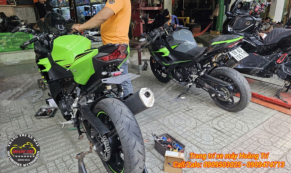 Pát biển số JGZ cho xe Kawasaki Ninja 400/250/Z400/Z250
