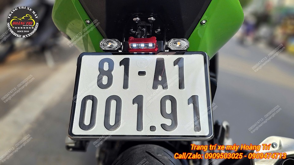 Pát biển số JGZ cho xe Kawasaki Ninja 400/250/Z400/Z250