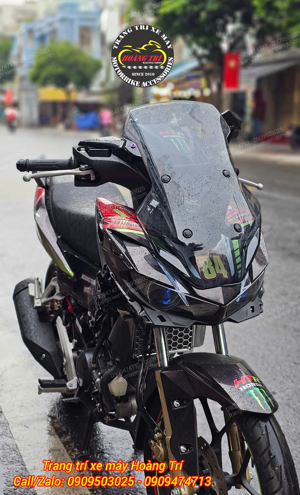 Kính chắn gió ADV Zhi.Pat độ cho xe Winner X