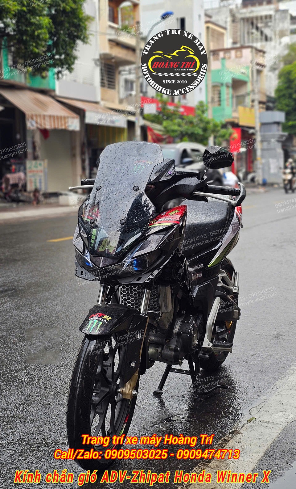 Kính chắn gió ADV Zhi.Pat độ cho xe Winner X