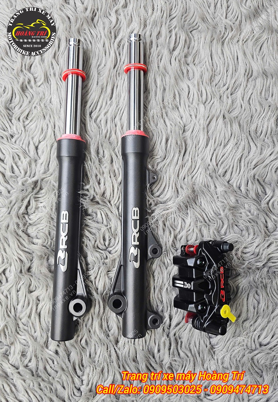 Combo phuộc trước, heo Racing Boy cho xe Honda UC3